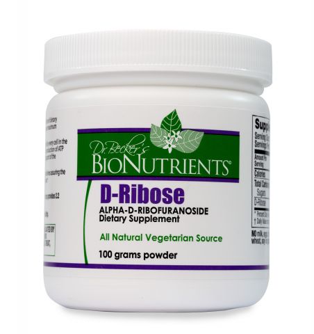 D-Ribose, 100 Grams Powder, 45 Servings